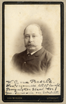 103921 Portret van W.C. van Baerle, geboren 1843, chef van de afdeling Burgerlijke Stand van de gemeentesecretarie van ...